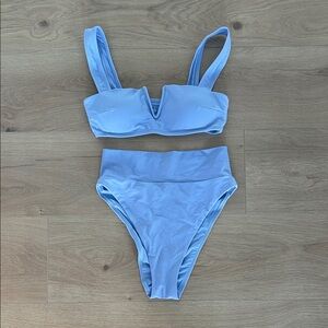 Aerie Powder Blue Bikini Set - size small